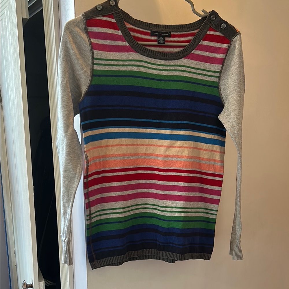 Striped Long Sleeve Sweater